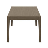 Northlake Weathered Gray 83" Rectangular Outdoor Patio Teak Dining Table - Ornate Home