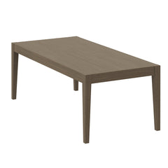Northlake Weathered Gray 83" Rectangular Outdoor Patio Teak Dining Table - Ornate Home