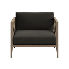 Northlake Weathered Gray Flint Outdoor Patio Teak Armchair - Ornate Home