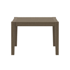 Northlake Weathered Gray Square Outdoor Patio Teak Side Table - Ornate Home