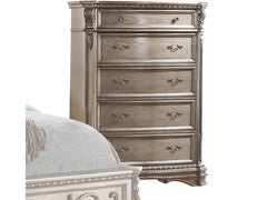 Northville Antique Silver Chest - Ornate Home