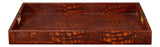 Norton Brown Leather Tray - Ornate Home
