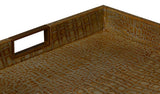 Norton Green Leather Tray - Ornate Home