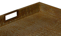 Norton Green Leather Tray - Ornate Home