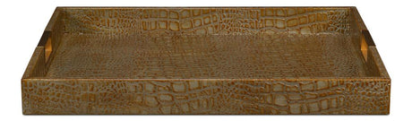 Norton Green Leather Tray - Ornate Home