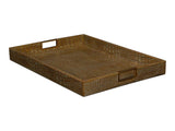 Norton Green Leather Tray - Ornate Home