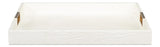 Norton Ivory Leather Tray - Ornate Home
