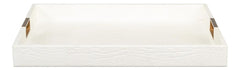 Norton Ivory Leather Tray - Ornate Home