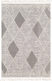 Norvelt High/Low Pile Rug with Tassels - Ornate Home