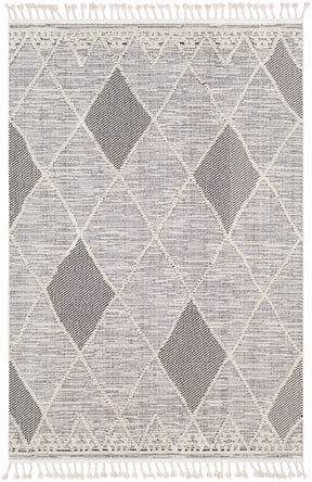 Norvelt High/Low Pile Rug with Tassels - Ornate Home