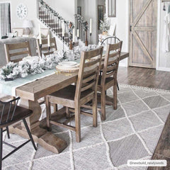 Norvelt High/Low Pile Rug with Tassels - Ornate Home