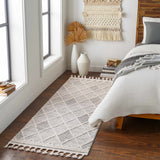 Norvelt High/Low Pile Rug with Tassels - Ornate Home