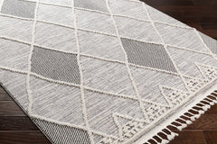 Norvelt High/Low Pile Rug with Tassels - Ornate Home