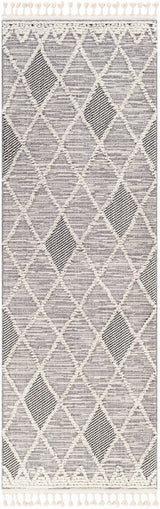 Norvelt High/Low Pile Rug with Tassels - Ornate Home