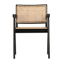 Norwich Black/Natural Dining Chair - Ornate Home