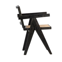 Norwich Black/Natural Dining Chair - Ornate Home