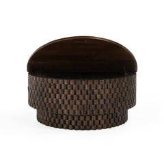 Norwood Bark Brown Round Coffee Table - Ornate Home