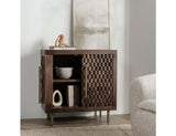 Norwood Brown Cabinet - Ornate Home