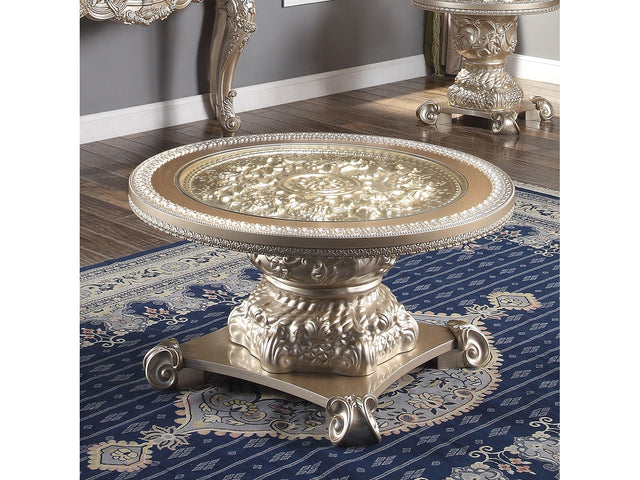 Norwood Champagne Coffee Table  / HD-328C - Ornate Home