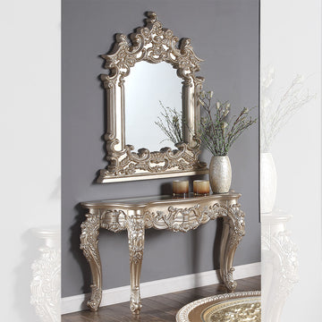 Norwood Champagne Console Table  / HD-328C - Ornate Home