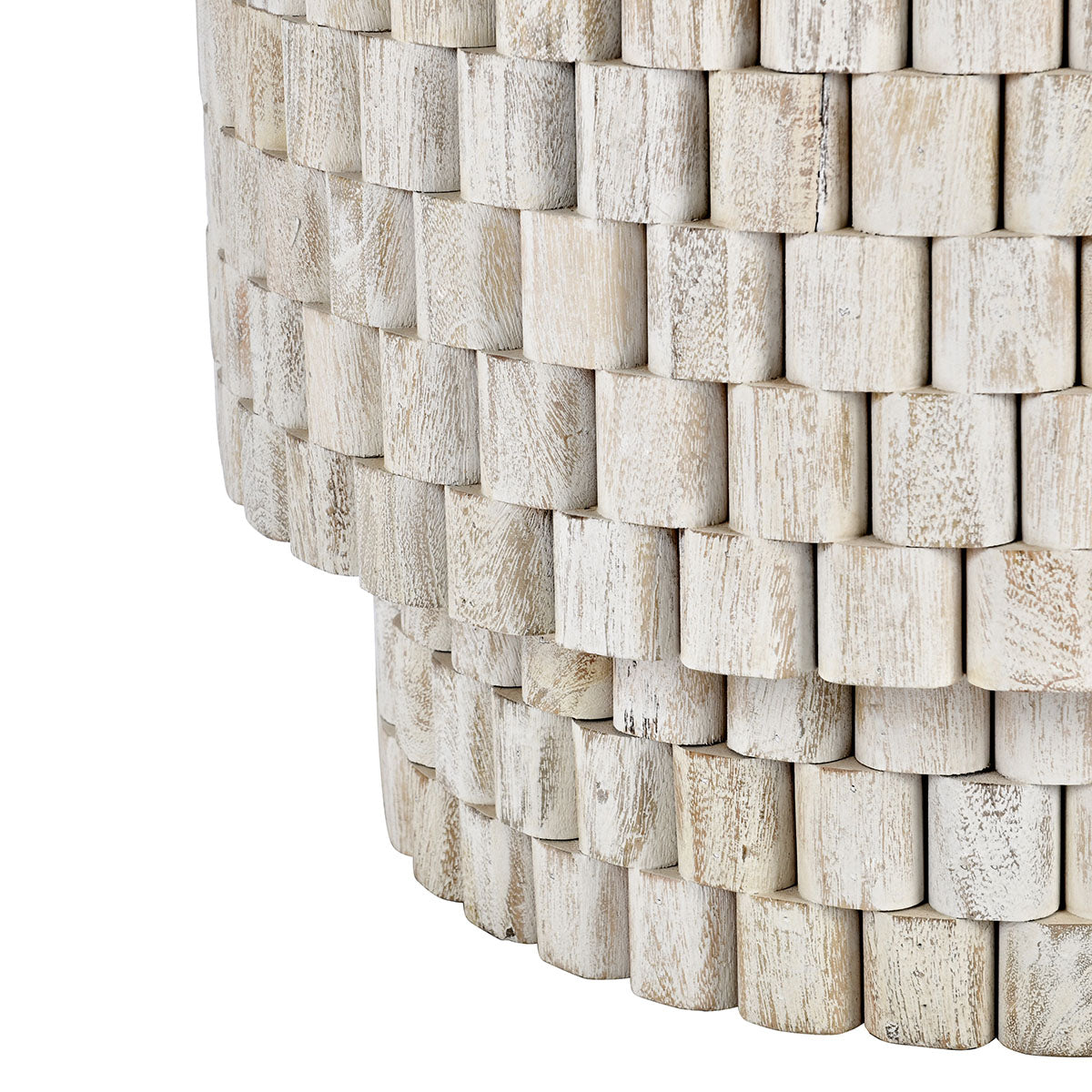 Norwood Cream 25" Round End Table - Ornate Home