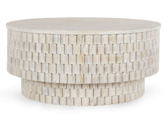 Norwood Cream Round Coffee Table - Ornate Home