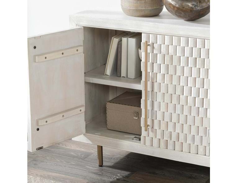 Norwood Whitewash Buffet - Ornate Home