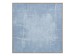 Notion Blue Framed Painting - Ornate Home