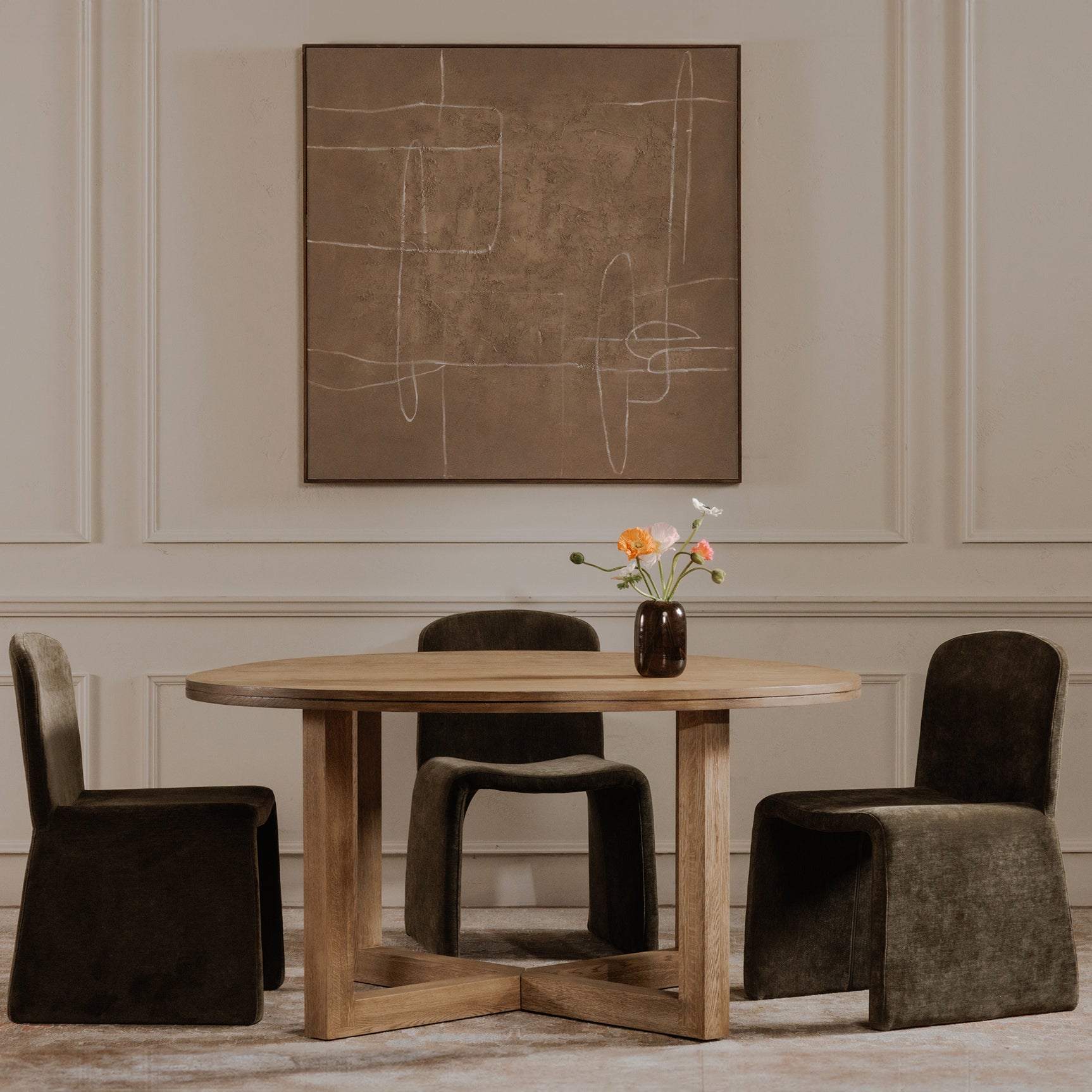 Notion Brown Framed Painting - Ornate Home