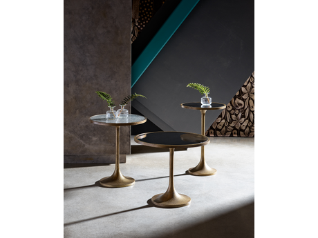 Nouveau Black/Bronze Bunching Tables - Ornate Home