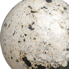 Nouveau Black/White Indoor-Outdoor Spheres (Set of 2) - Ornate Home
