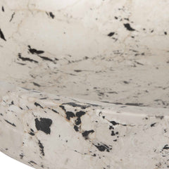 Nouveau Black/White Limestone Bowl - Ornate Home
