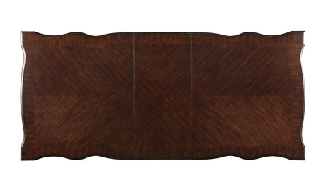 Nouvelle Brown Cherry 7 Pc. Dining Room Set - Ornate Home