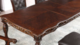 Nouvelle Brown Cherry 7 Pc. Dining Room Set - Ornate Home