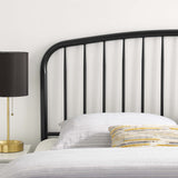 Nova Black Metal Full Headboard - Ornate Home