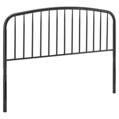 Nova Black Metal Queen Headboard - Ornate Home