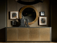 Nova Dark Oak Credenza - Ornate Home