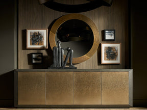 Nova Dark Oak Credenza - Ornate Home