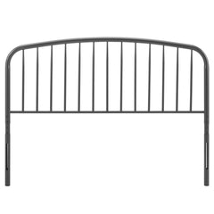 Nova Gray Metal Queen Headboard - Ornate Home