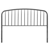 Nova Gray Metal Twin Headboard - Ornate Home