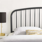 Nova Gray Metal Twin Headboard - Ornate Home