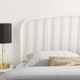 Nova White Metal King Headboard - Ornate Home