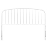 Nova White Metal Queen Headboard - Ornate Home