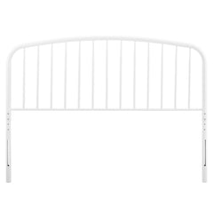 Nova White Metal Twin Headboard - Ornate Home