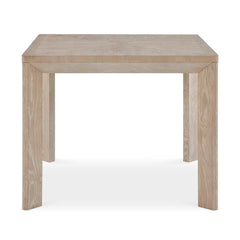 Noval White/Woodtone Square Dining Game Table - Ornate Home