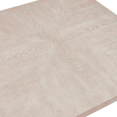 Noval White/Woodtone Square Dining Game Table - Ornate Home
