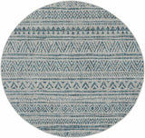 Novato Aqua All Over Pattern Performance Outdoor Rug - Ornate Home