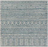 Novato Aqua All Over Pattern Performance Outdoor Rug - Ornate Home
