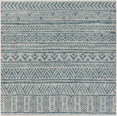 Novato Aqua All Over Pattern Performance Outdoor Rug - Ornate Home