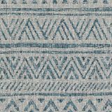 Novato Aqua All Over Pattern Performance Outdoor Rug - Ornate Home
